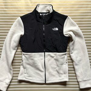 The North Face Black and White Fleece Jacket
